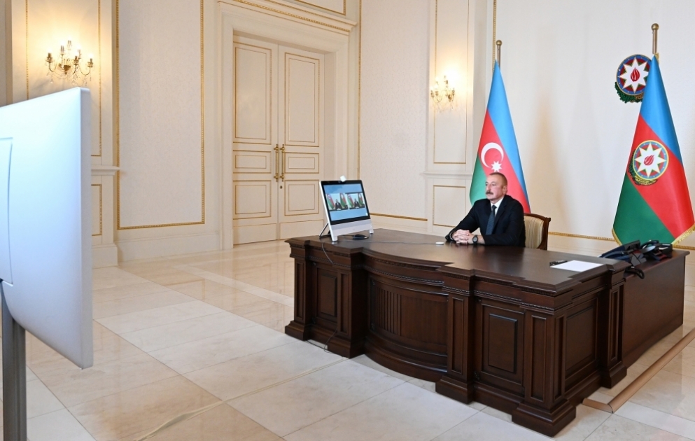 President Ilham Aliyev responded to questions in “60 minutes” program of Rossiya-1” TV channel