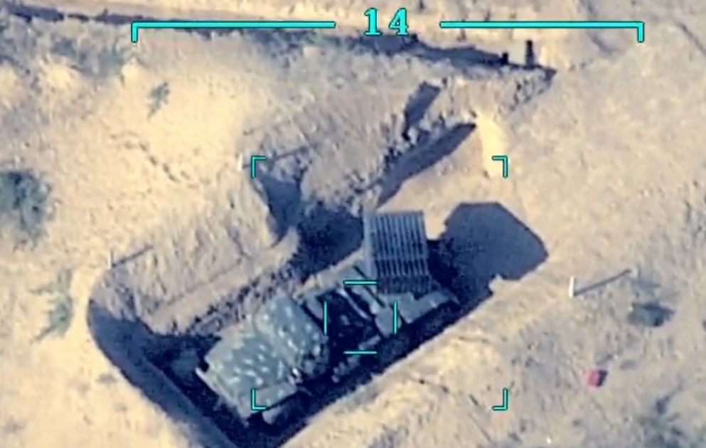 Video recording of enemy military equipment destroyed in the morning
