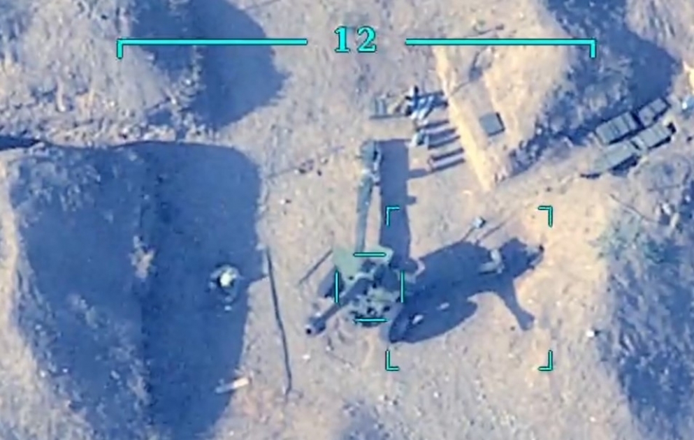 The enemy guns shelling the positions of our units were destroyed by a precise fire