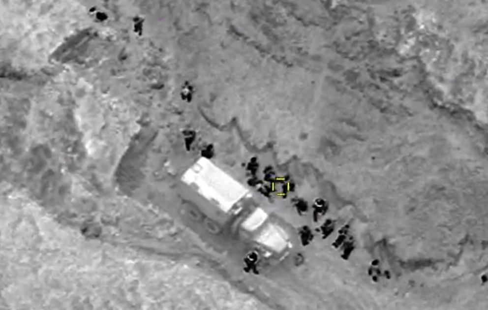 Verteidigungsministerium veröffentlicht Videomaterial über Verluste an Menschen und Material des Feindes