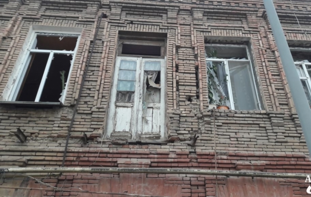 AZERTAC highlights videos and photos of damages caused to civilians, infrastructure and historical buildings as a result of Armenia’s shelling of Ganja city