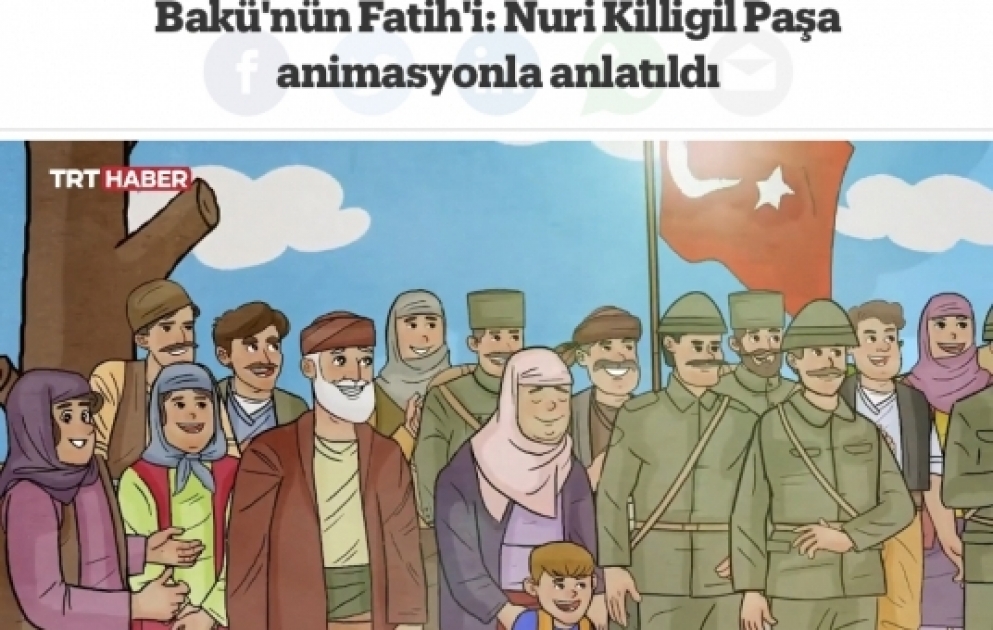 Qafqaz İslam Ordusunun komandanı Nuru Paşanın həyatından bəhs edən animasiya filmi hazırlanıb