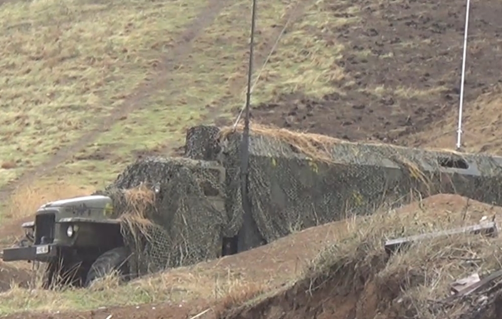 Видео захваченной Вооруженными Силами Азербайджана бронетехники ВС Армении
