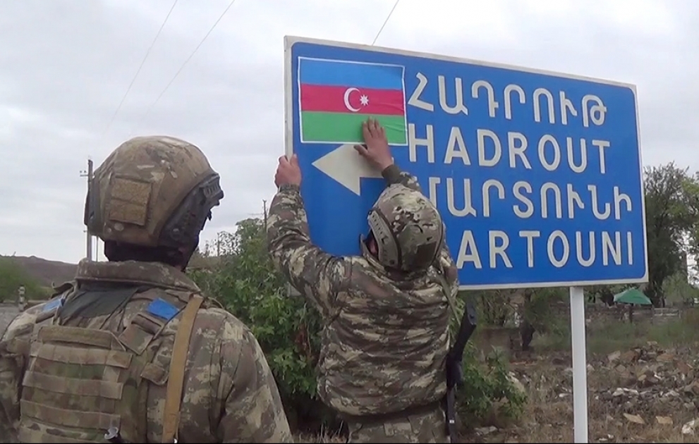 The Shukurbayli village of the Jabrayil region liberated from the occupation