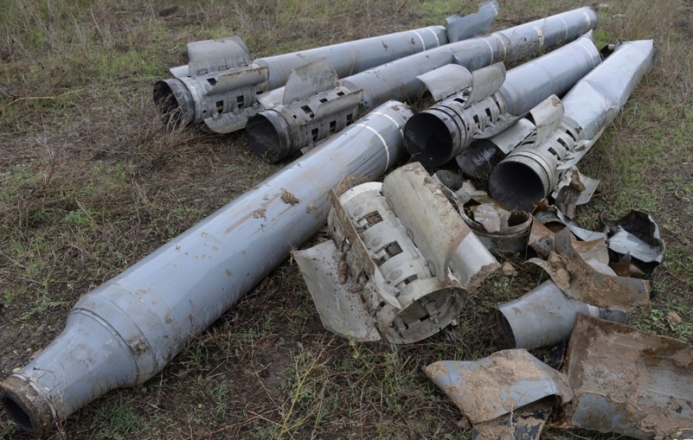 Crimes de guerre de l’Arménie – photos des missiles lancés contre la population civile