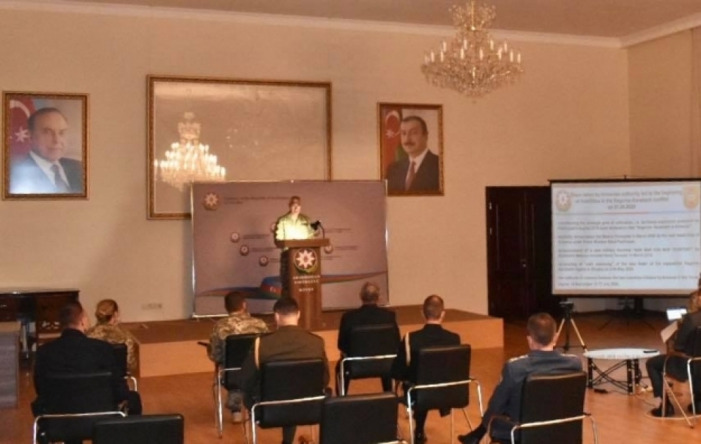 Xarici ölkələrin Ukraynadakı hərbi attaşelərinə Ermənistanın Azərbaycana qarşı hərbi təcavüzü barədə məlumat verilib