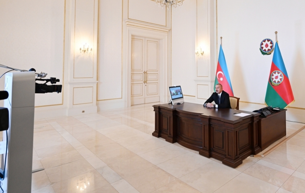 President Ilham Aliyev was interviewed by Euronews TV