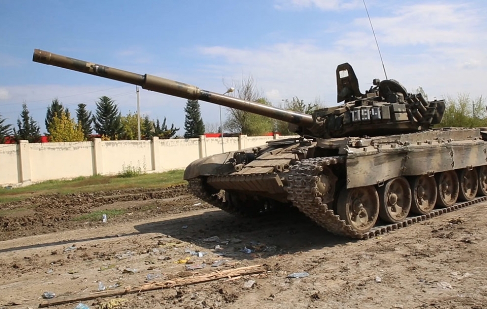 Another video footage of war trophy captured from the enemy