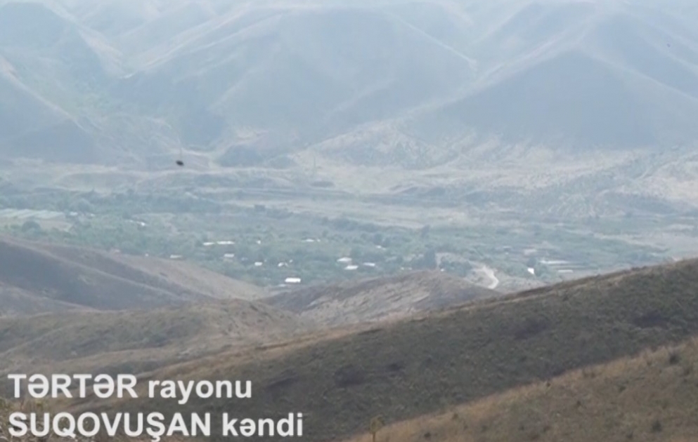 The Sugovushan village of the Terter region liberated from the occupation