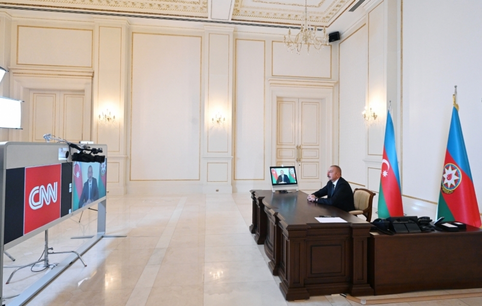 CNN International TV channel’s “The Connect World” program broadcast interview with President Ilham Aliyev