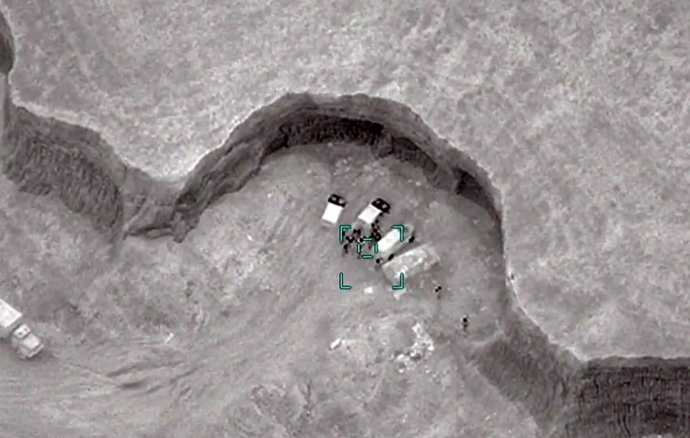 During the night, the enemy was inflicted fire strike