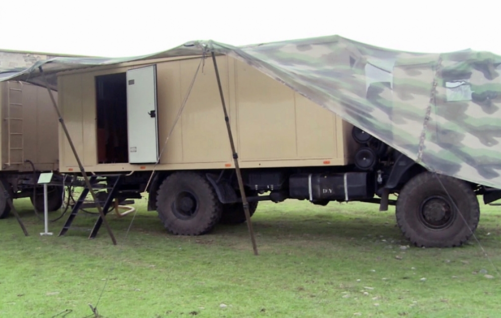 Mobile logistic support points for troops participating in the battles have been created