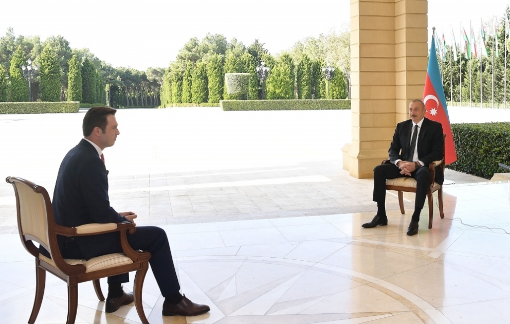 Prezident İlham Əliyev Türkiyənin “Haber Global” televiziya kanalına müsahibə verib