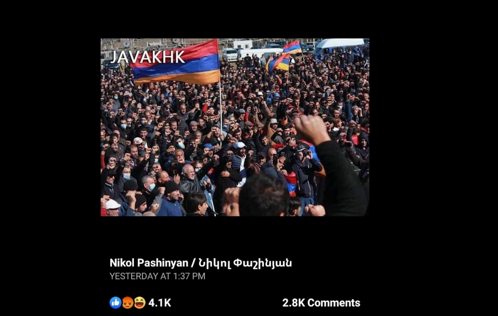 Nikol Paşinyanın Gürcüstana qarşı ərazi iddiaları gürcülərin kəskin etirazı ilə nəticələnib