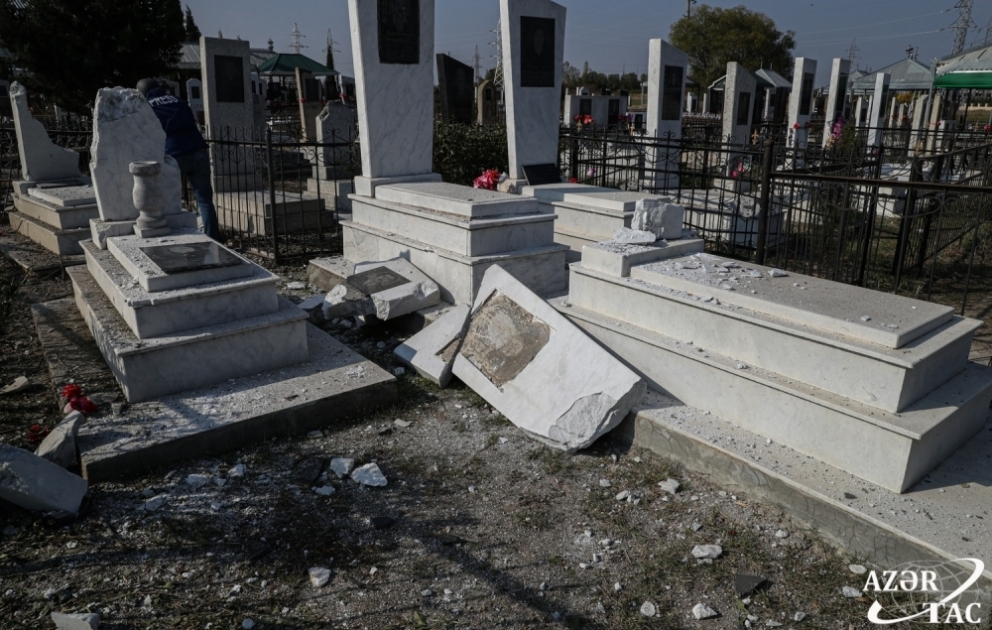 Three civilians killed, five wounded as result of Armenia's shelling of graveyard in Tartar