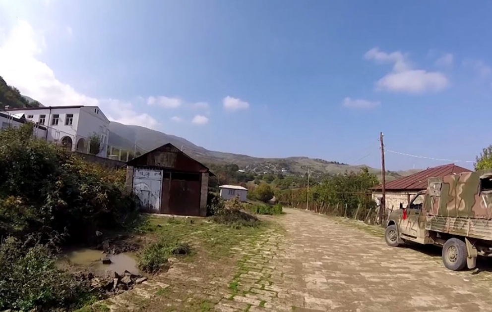 Xocavənd rayonunun işğaldan azad olan kəndlərinin videogörüntüsü