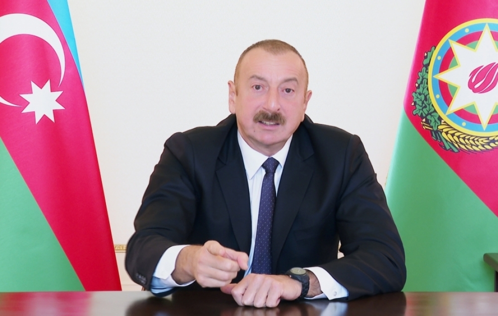 Prezident İlham Əliyev: Onun-bunun ətəyindən yapışıb imdad diləyirsən ki, Azərbaycanı durdurun