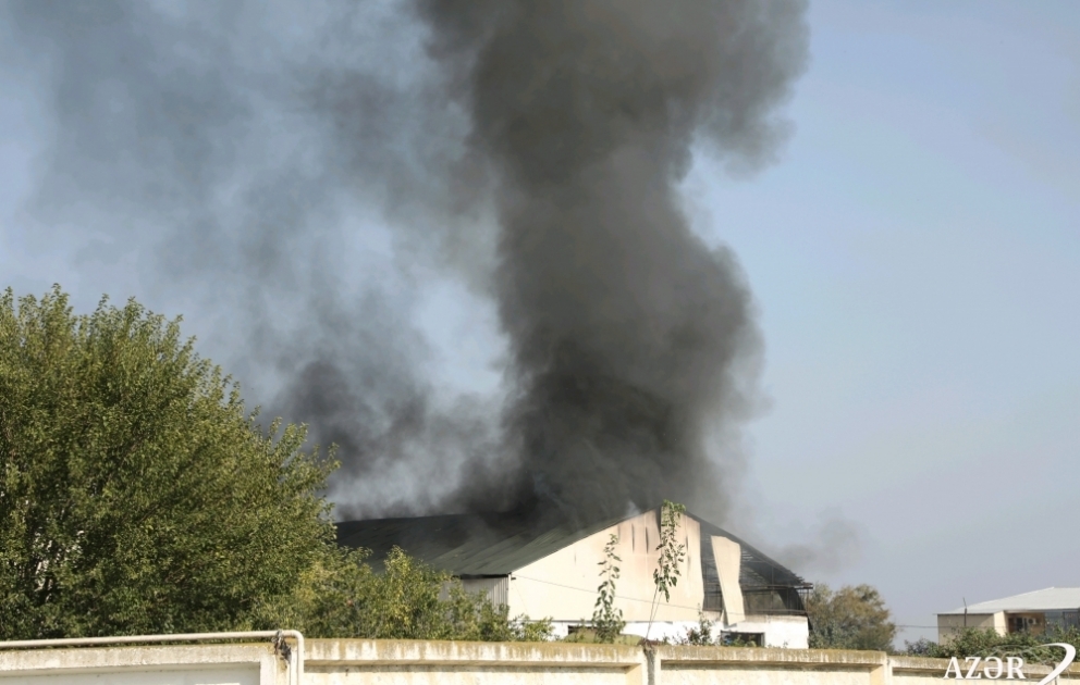 La filiale de Terter de la SARL «MKT Istehsalat Kommersiya» soumise à des tirs d’artillerie