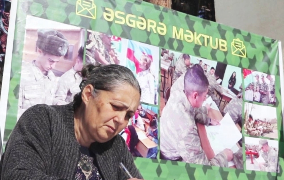 “Əsgərə Məktub Online” layihəsi fəaliyyət göstərir