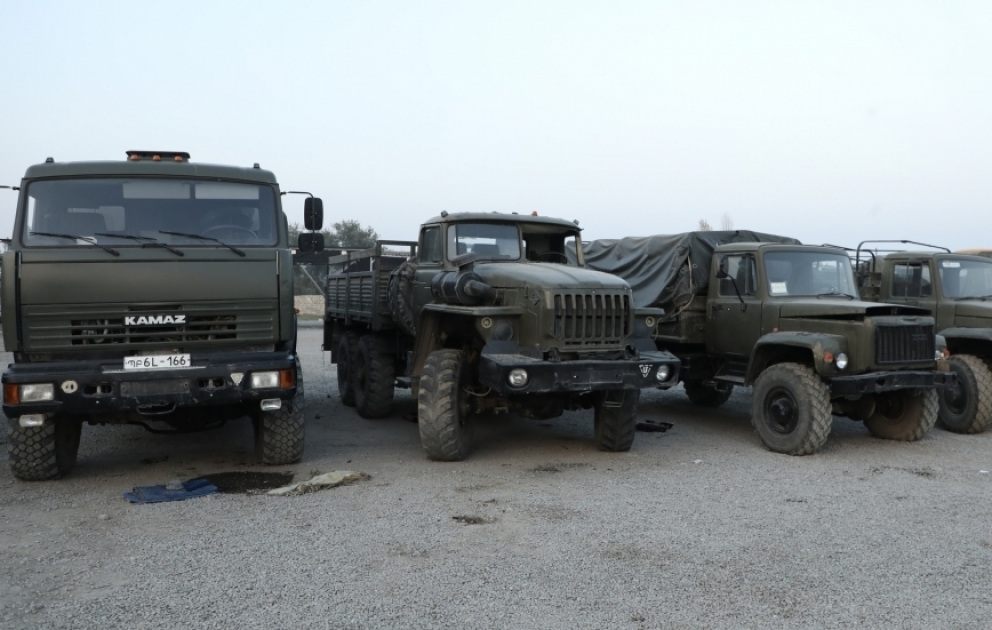 Quelques autres matériels militaires de l'armée arménienne pris comme butin de guerre