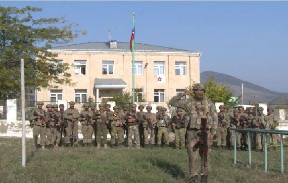 Azərbaycan Bayrağı Zəngilan şəhərinə sancılıb