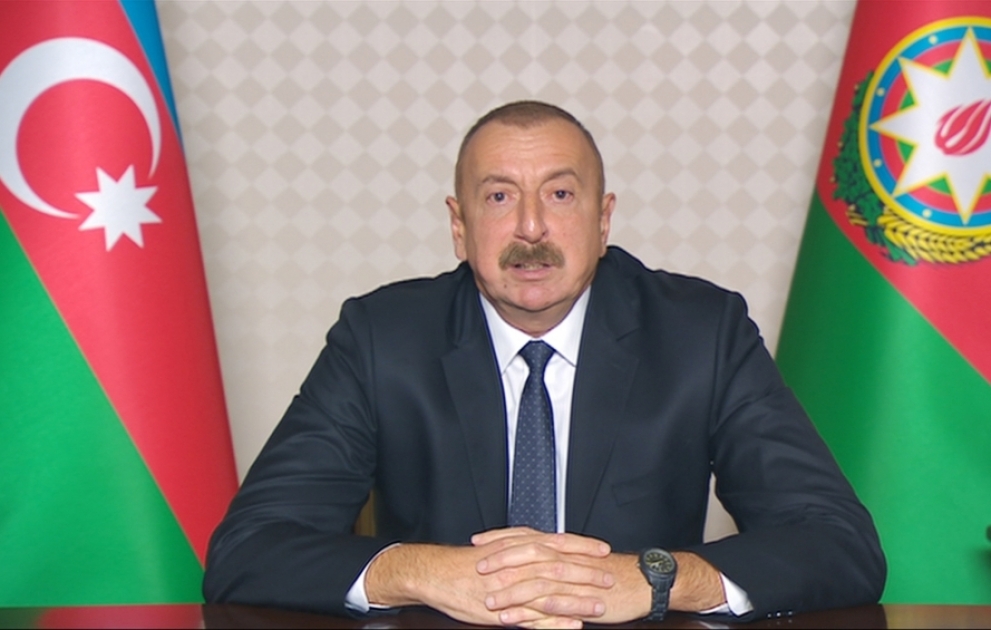 President Ilham Aliyev addressed the nation