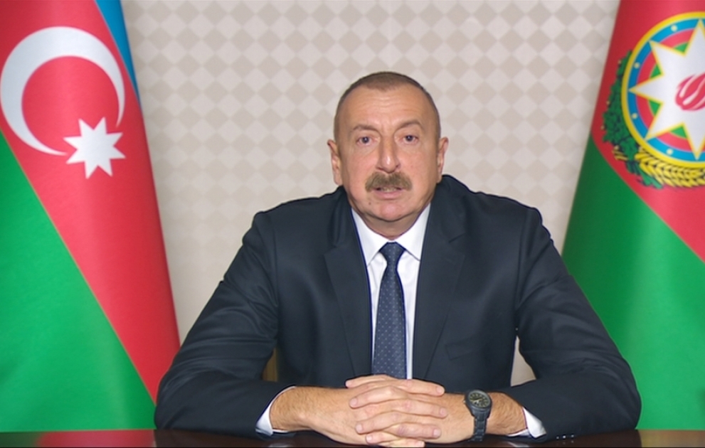 Aserbaidschans Präsident Ilham Aliyev appellierte an aserbaidschanische Bevölkerung