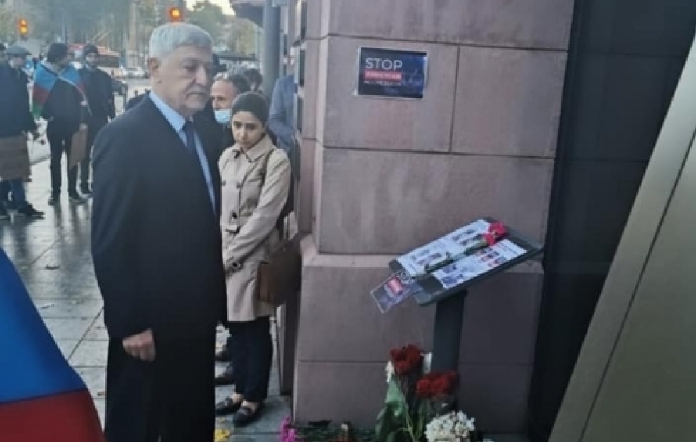 Ermənistanın Gəncəyə raket hücumları nəticəsində həlak olanların xatirəsi Litvada da yad edilib