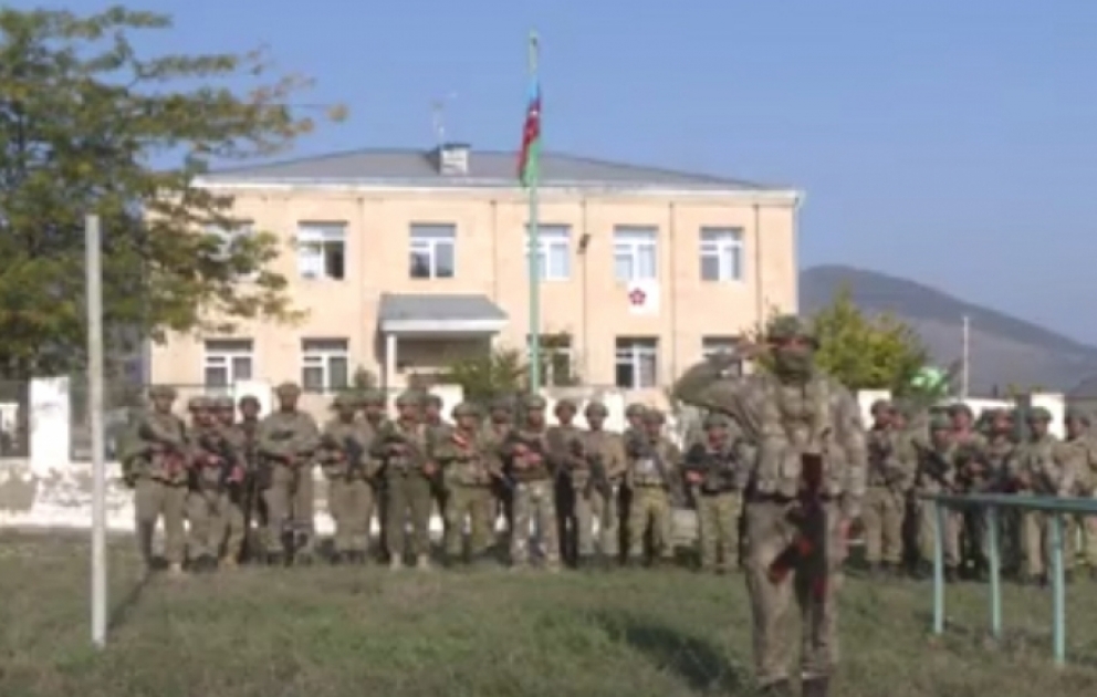 Azerbaijani flag planted in Zangilan city