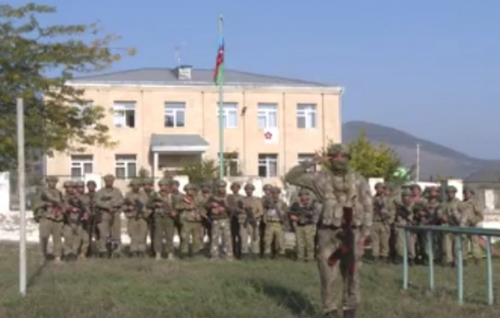 Le drapeau azerbaïdjanais planté à Zenguilan