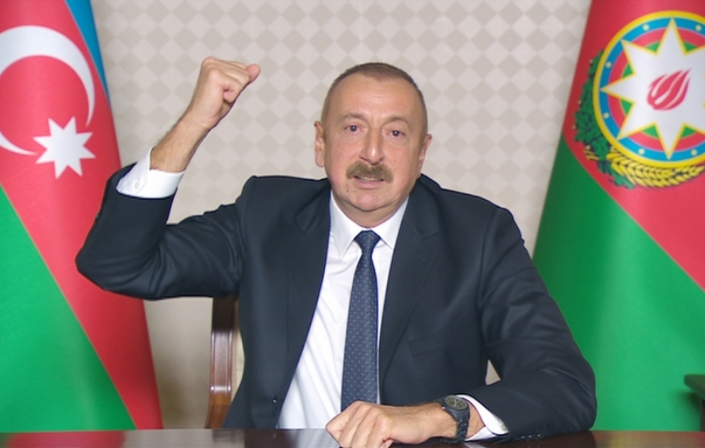 Prezident İlham Əliyev: Onlar bütün dünyaya yalan danışır. Bu yalançıları biz bundan sonra da qovacağıq