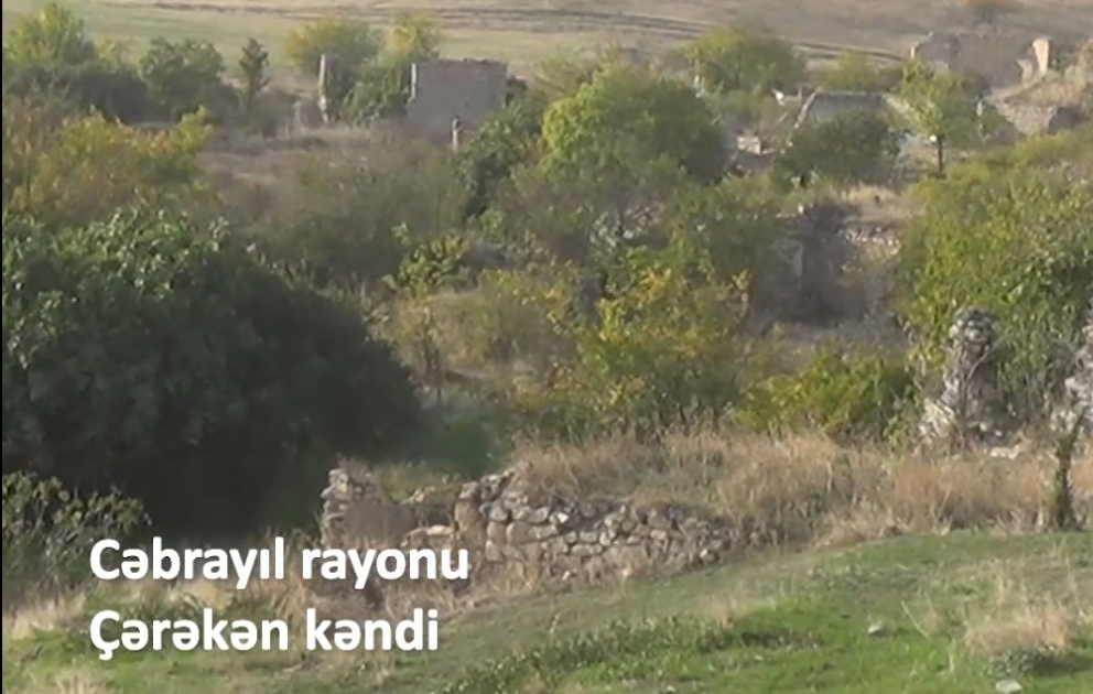 Cəbrayıl rayonunun işğaldan azad olunan Çərəkən kəndi