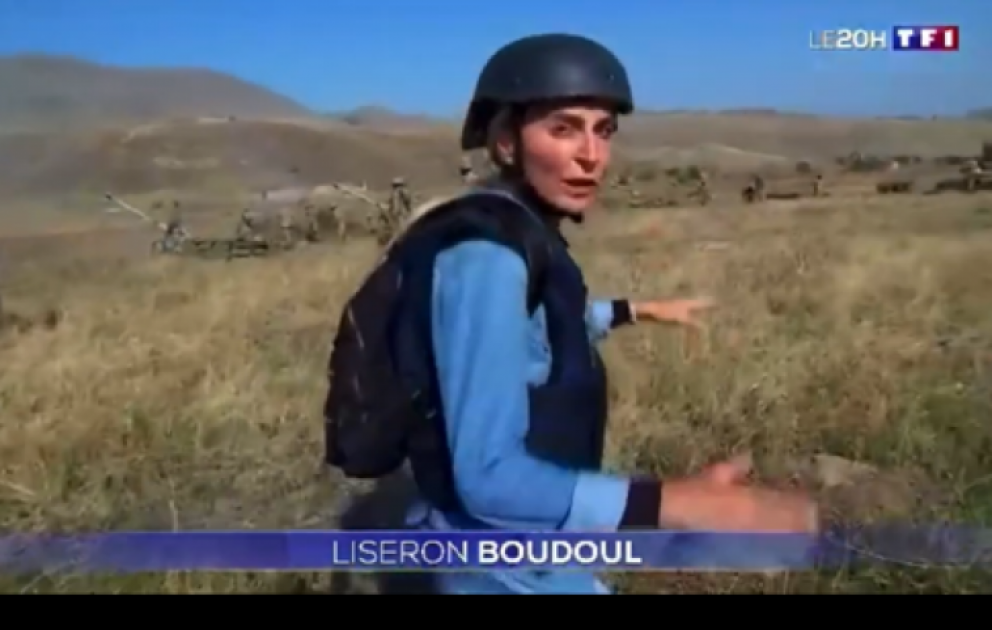 Fransanın TF1 televiziya kanalı cəbhə xəttindən reportaj yayımlayıb