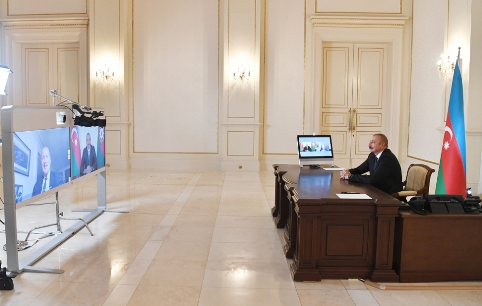 President Ilham Aliyev gave interview to French Le Figaro newspaper