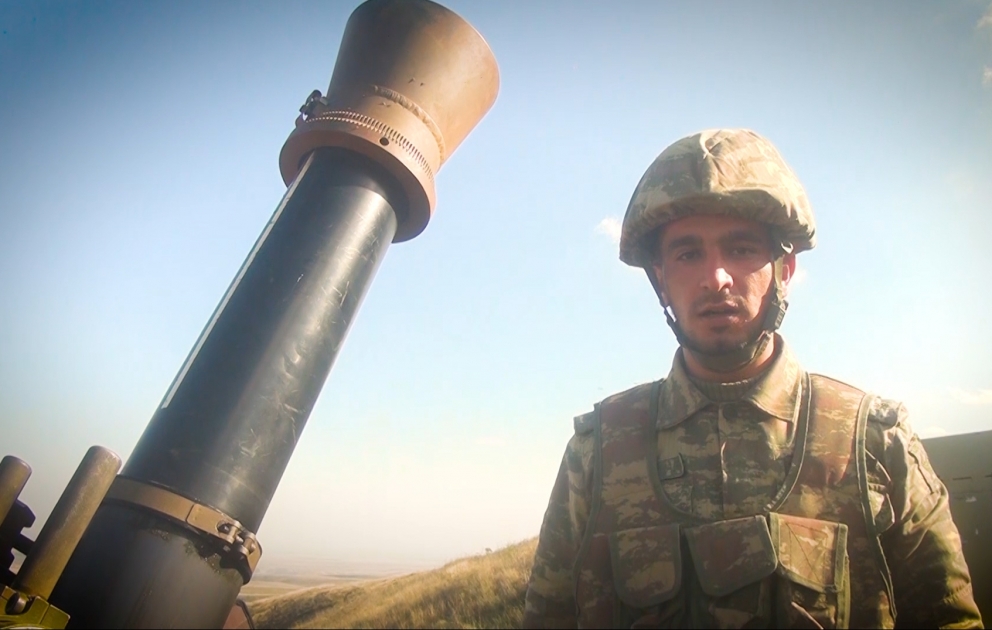 Düşməni qorxu içində saxlayan Azərbaycan əsgəri