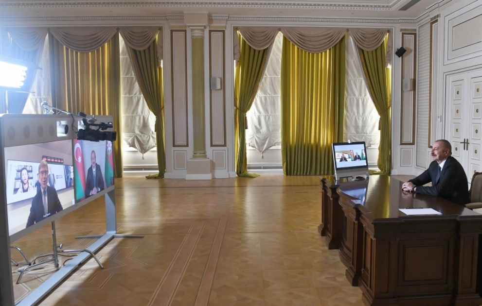 Le président Ilham Aliyev a accordé une interview à la chaîne de télévision Fox News