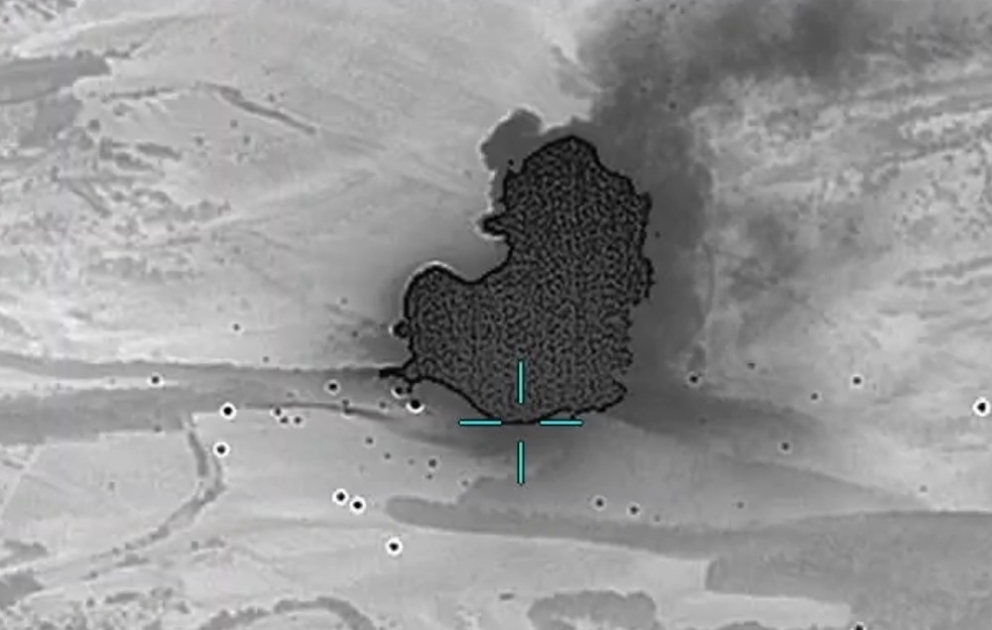 Enemy's rocket-artillery depot has been destroyed