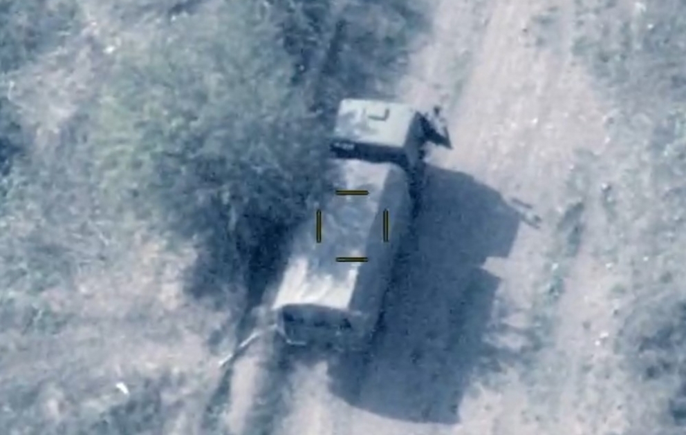 The sabotage-reconnaissance group was destroyed and two enemy military vehicles were disabled