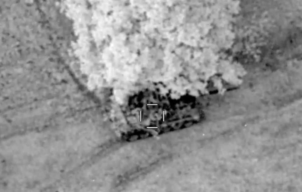 Armenische militärische Ausrüstung und Truppen zerstört