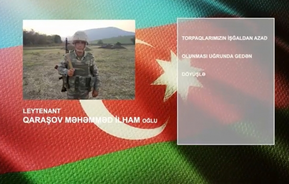Düşməni qorxu içində saxlayan igid zabitimiz