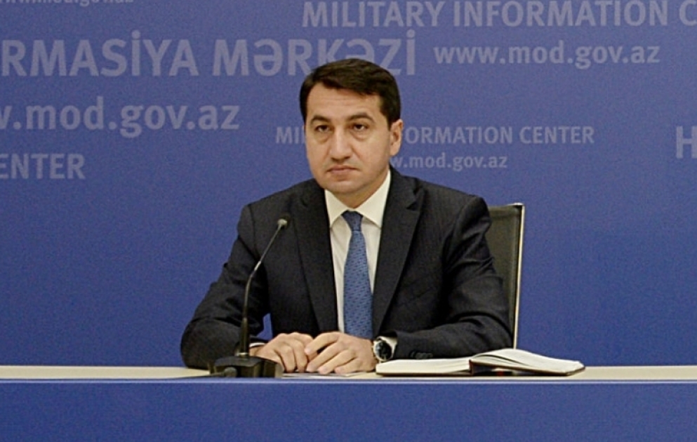 Hikmət Hacıyev: Nəticə o zaman olar ki, qarşı tərəf konstruktiv olsun, ancaq biz bunu görmürük