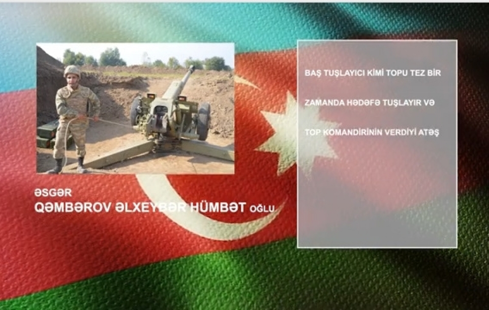 Dəqiq zərbələrlə düşməni məhv edən qəhrəman əsgərimizi tanıyaq!
