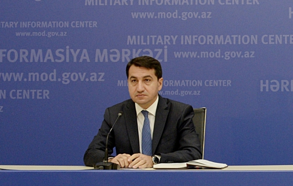 Hikmat Hajiyev: Unlike the enemy, the Azerbaijani Army does not target civilians and civilian facilities