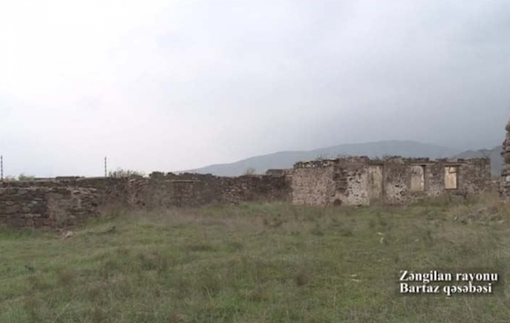 Zəngilanın Bartaz qəsəbəsinin görüntüləri