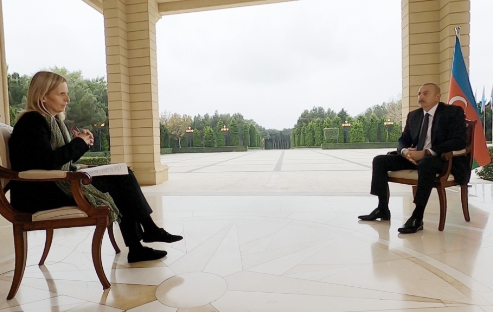 President Ilham Aliyev was interviewed by BBC News