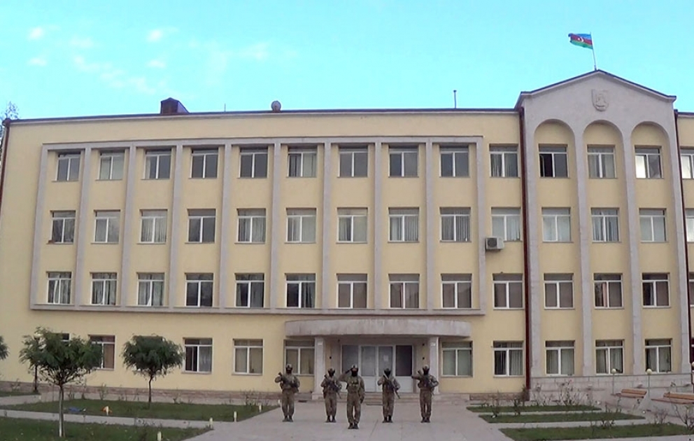Video footage from liberated Shusha city