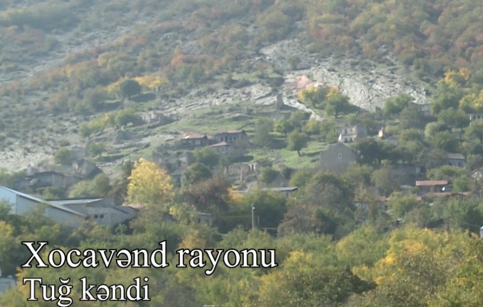 Video coverage of the liberated from occupation Tug village of Khojavend region