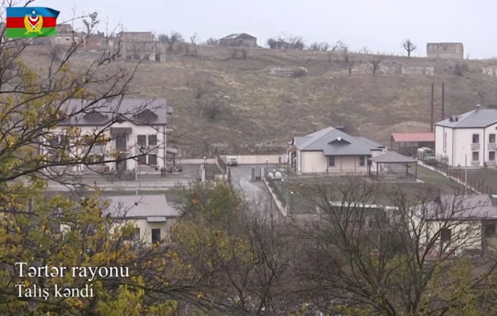 Tərtər rayonunun işğaldan azad olunan Talış kəndi