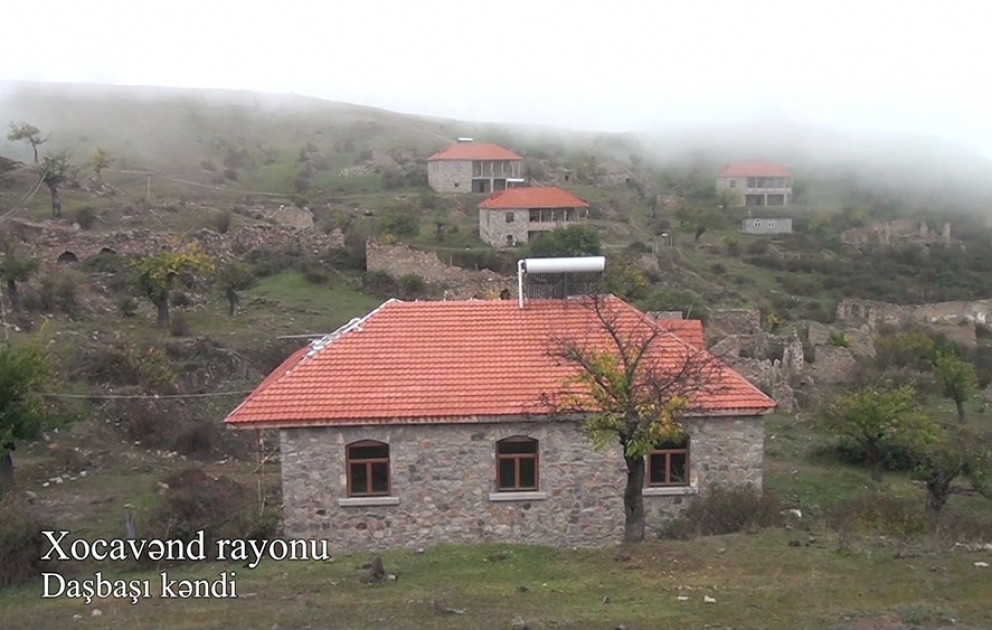 Xocavənd rayonunun işğaldan azad olunan Daşbaşı kəndindən videoreportaj