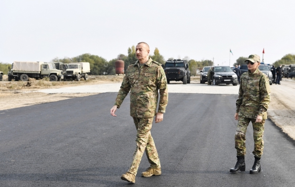 Prezident İlham Əliyev və birinci xanım Mehriban Əliyeva işğaldan azad edilmiş Füzuli və Cəbrayıl rayonlarında, o cümlədən Füzuli və Cəbrayıl şəhərlərində olublar